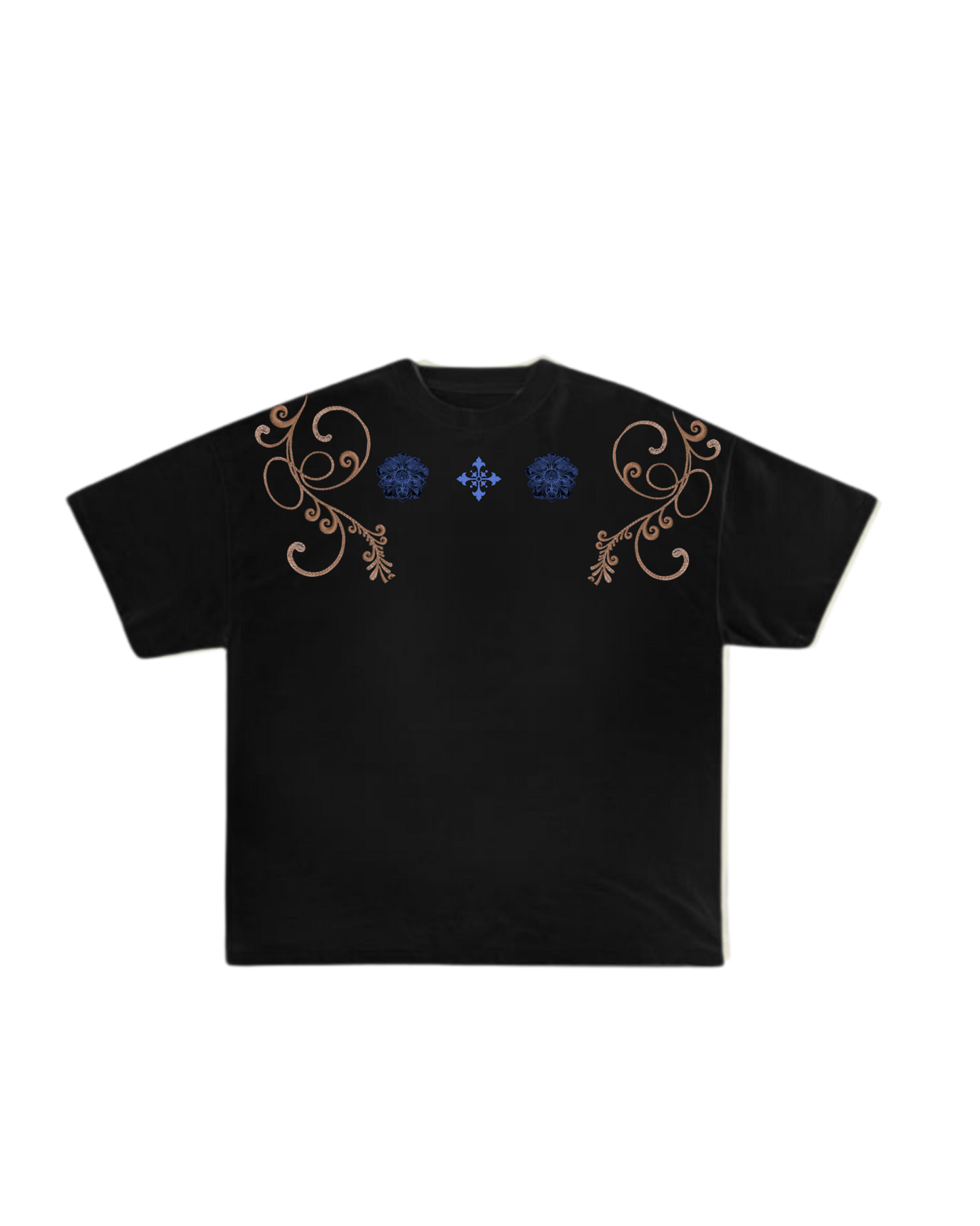 Sacred Bloom Tee – Blue