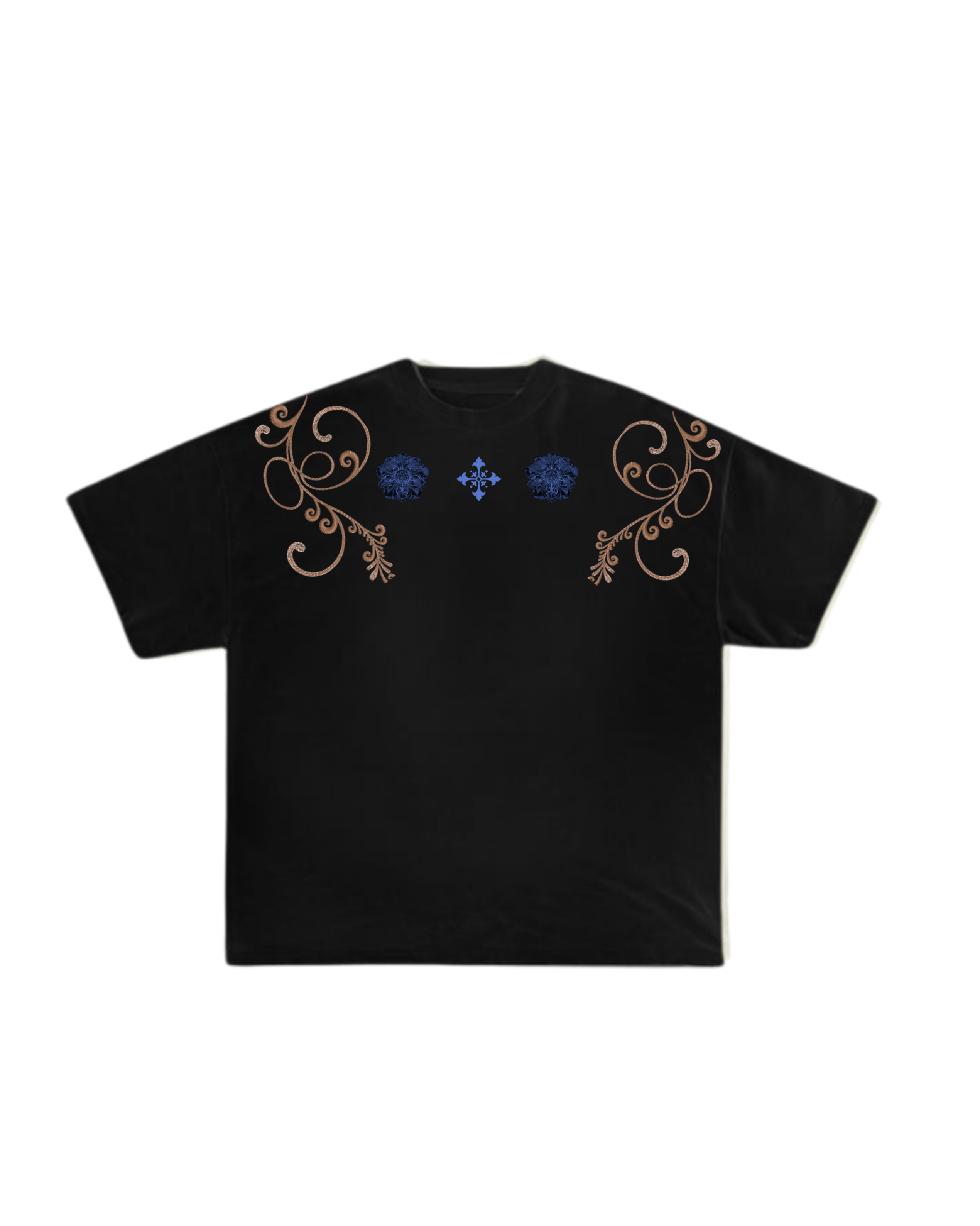 Sacred Bloom Tee – Blue