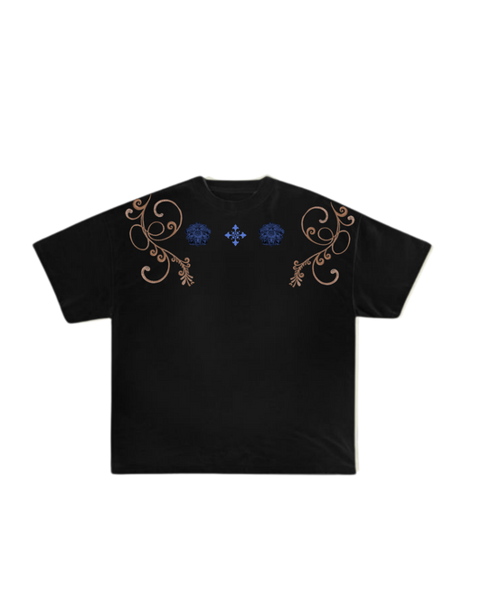 Sacred Bloom Tee – Blue